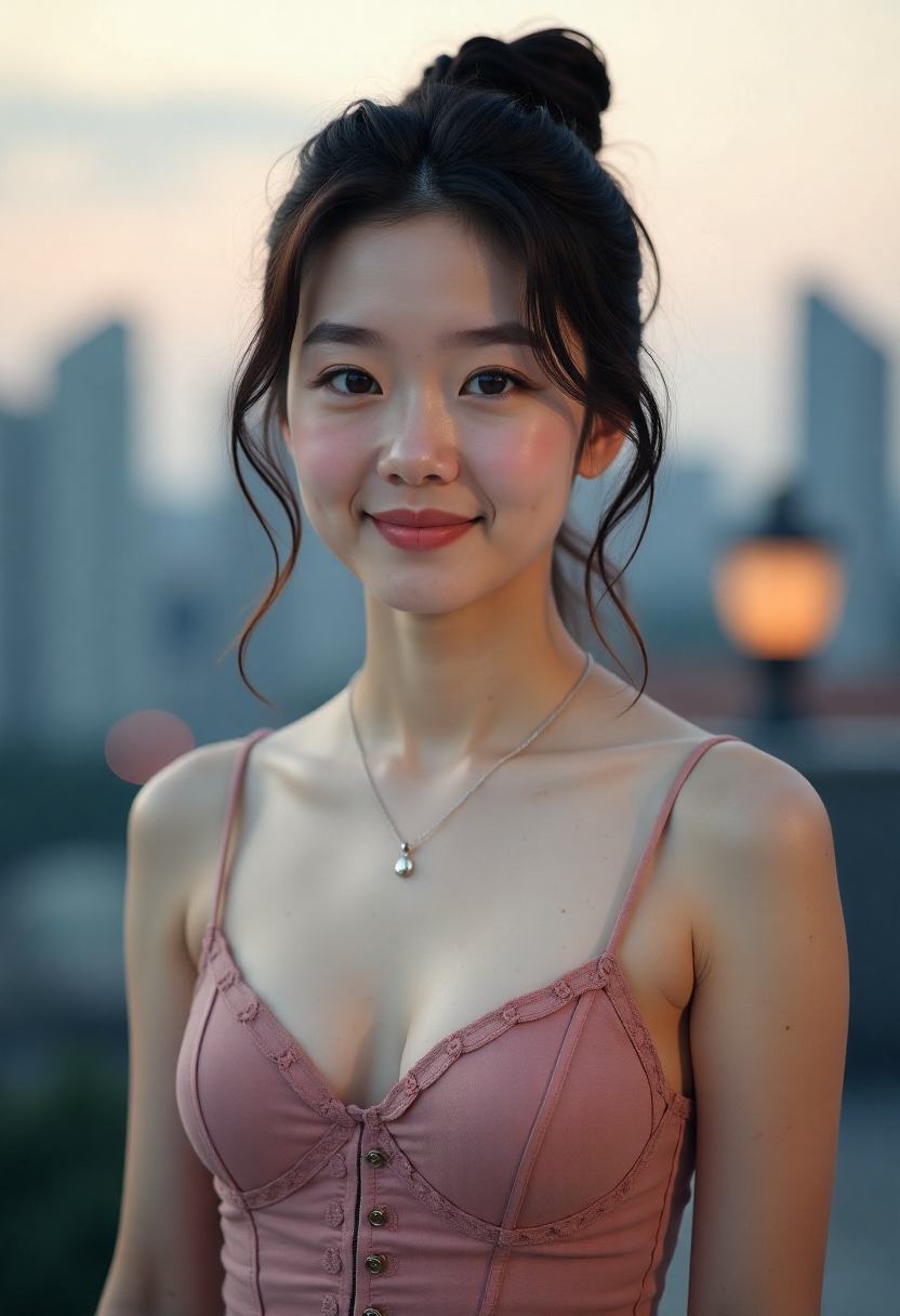 发型师整理卷发层次